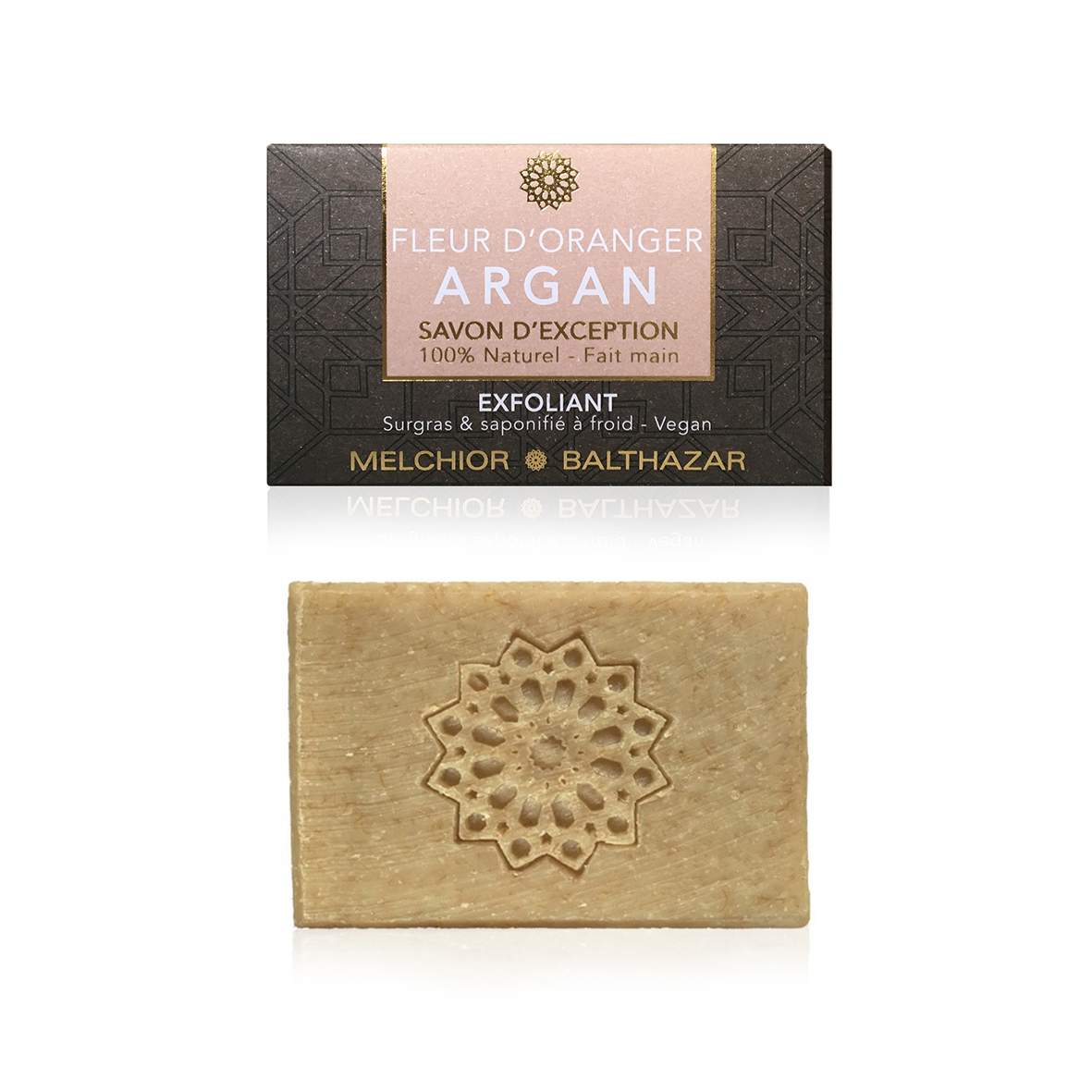 Savon exfoliant naturel et biologique - Melchior & Balthazar